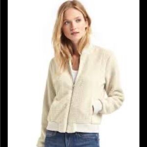 GAP Sherpa bomber jacket